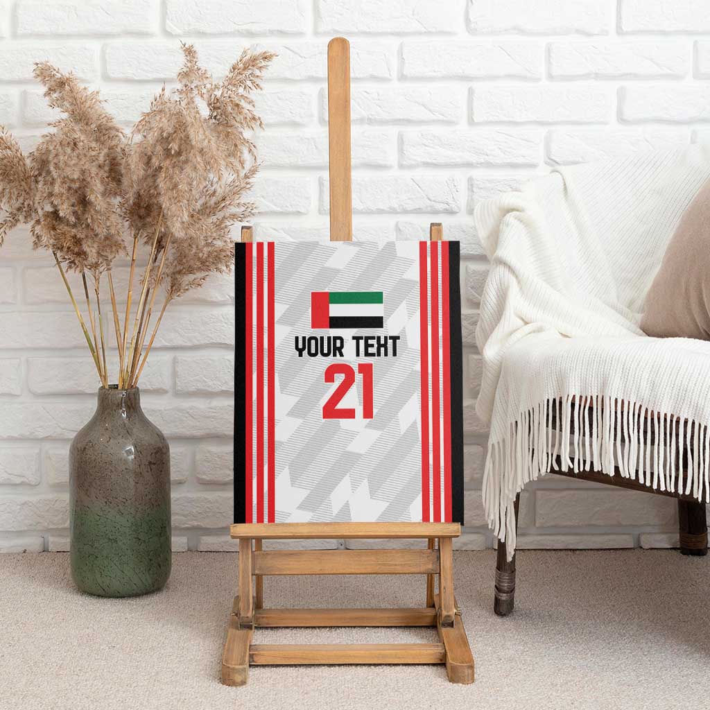 Custom UAE Football Canvas Wall Art The Whites Concept 19-2020 LT9 - Wonder Print Shop