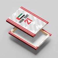 Custom UAE Football Canvas Wall Art The Whites Concept 19-2020 LT9 - Wonder Print Shop