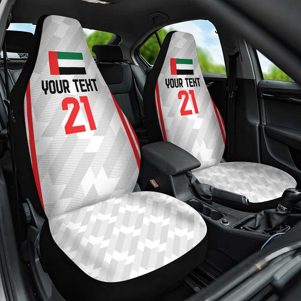 Custom UAE Football Car Seat Cover The Whites Concept 19-2020 LT9 - Wonder Print Shop