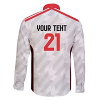Custom UAE Football Family Matching Short Sleeve Bodycon Dress and Hawaiian Shirt The Whites Concept 19-2020 - Wonder Print Shop