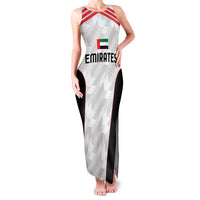 Custom UAE Football Family Matching Tank Maxi Dress and Hawaiian Shirt The Whites Concept 19-2020 - Wonder Print Shop
