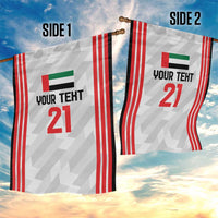 Custom UAE Football Garden Flag The Whites Concept 19-2020 - Wonder Print Shop