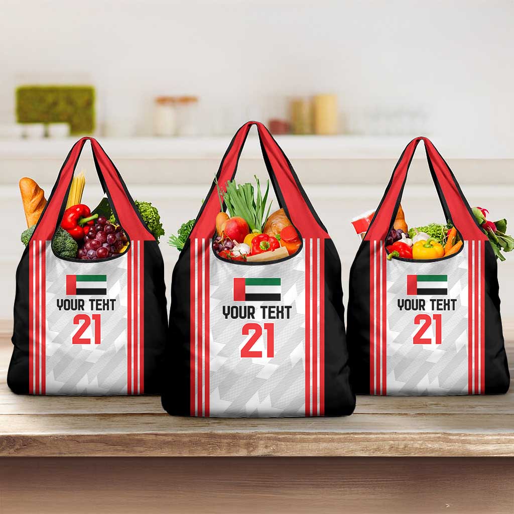 Custom UAE Football Grocery Bag The Whites Concept 19-2020