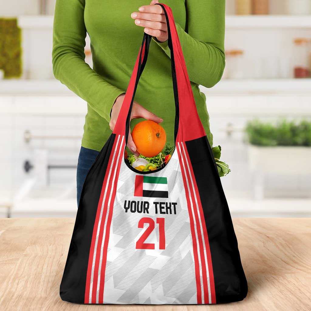 Custom UAE Football Grocery Bag The Whites Concept 19-2020