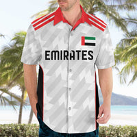 Custom UAE Football Hawaiian Shirt The Whites Concept 19-2020 - Wonder Print Shop