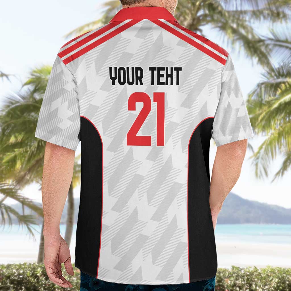 Custom UAE Football Hawaiian Shirt The Whites Concept 19-2020 - Wonder Print Shop