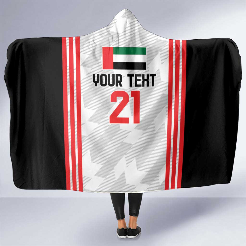 Custom UAE Football Hooded Blanket The Whites Concept 19-2020 LT9