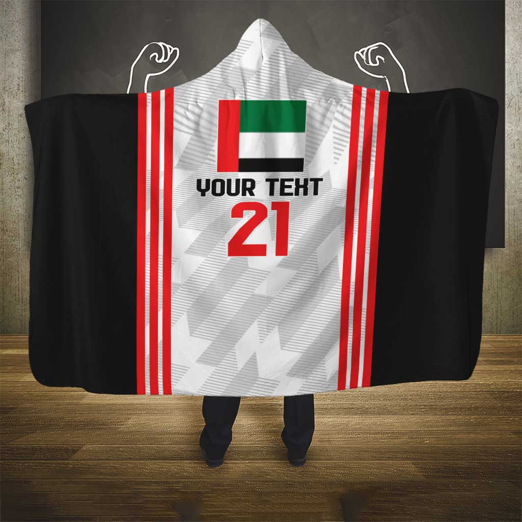 Custom UAE Football Hooded Blanket The Whites Concept 19-2020 LT9
