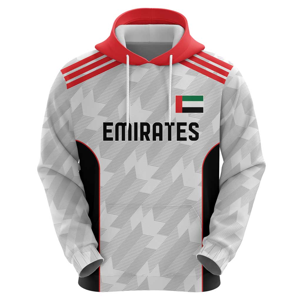Custom UAE Football Hoodie The Whites Concept 19-2020 - Wonder Print Shop