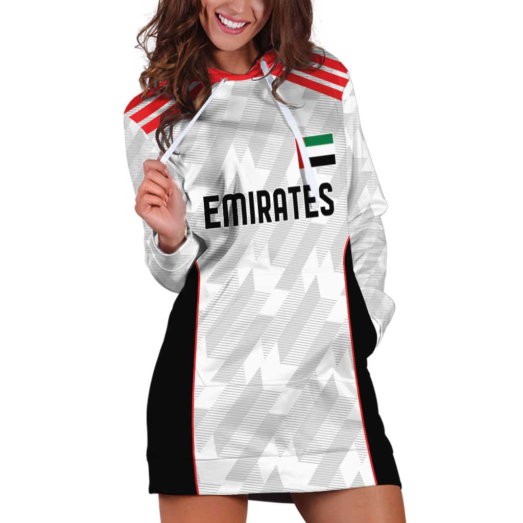 Custom UAE Football Hoodie Dress The Whites Concept 19-2020 - Wonder Print Shop