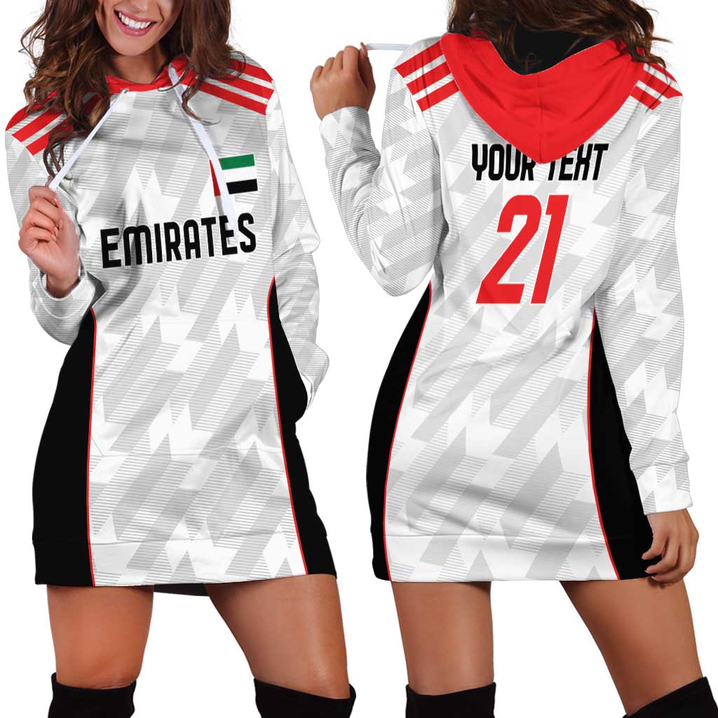 Custom UAE Football Hoodie Dress The Whites Concept 19-2020 - Wonder Print Shop
