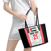 Custom UAE Football Leather Tote Bag The Whites Concept 19-2020 - Wonder Print Shop