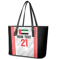 Custom UAE Football Leather Tote Bag The Whites Concept 19-2020 - Wonder Print Shop