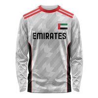 Custom UAE Football Long Sleeve Shirt The Whites Concept 19-2020 - Wonder Print Shop