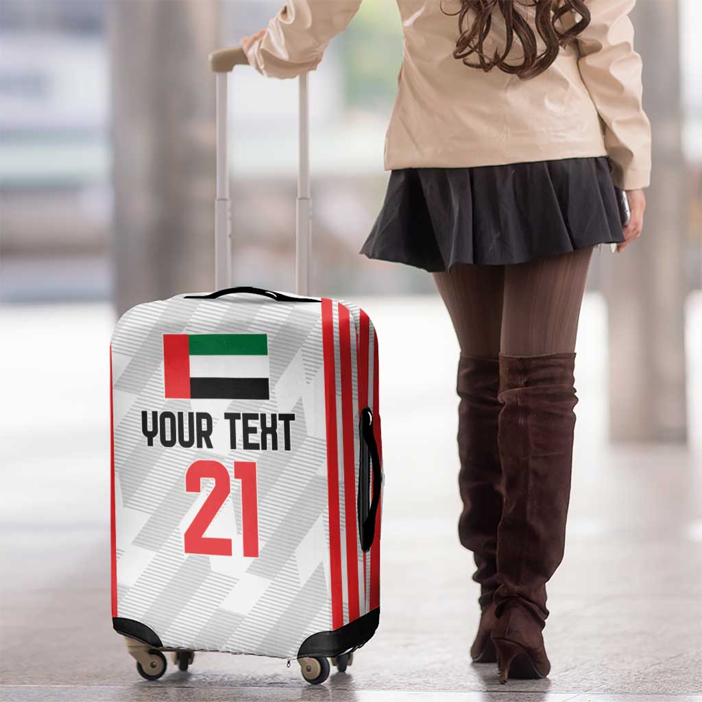 Custom UAE Football Luggage Cover The Whites Concept 19-2020 - Wonder Print Shop