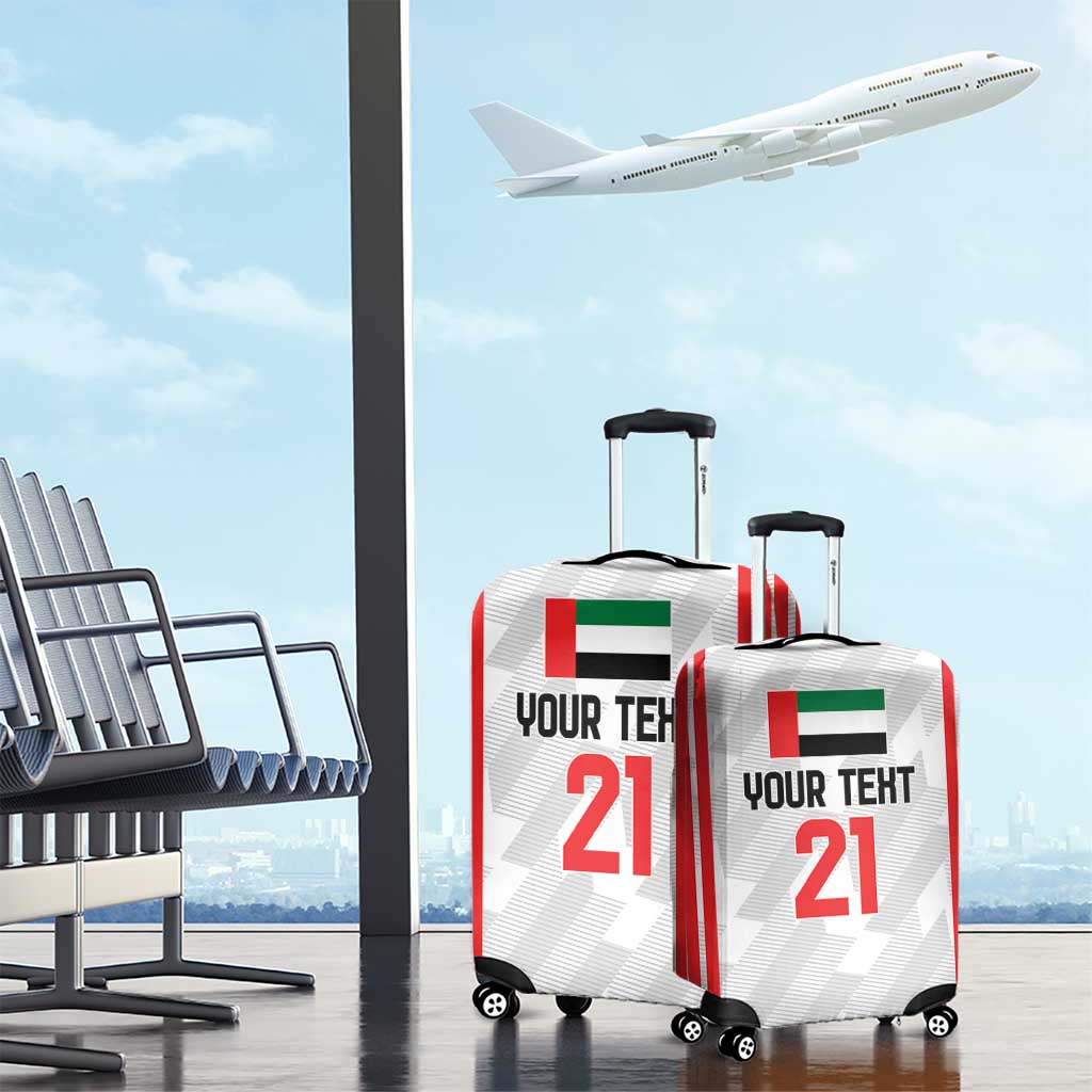 Custom UAE Football Luggage Cover The Whites Concept 19-2020 - Wonder Print Shop