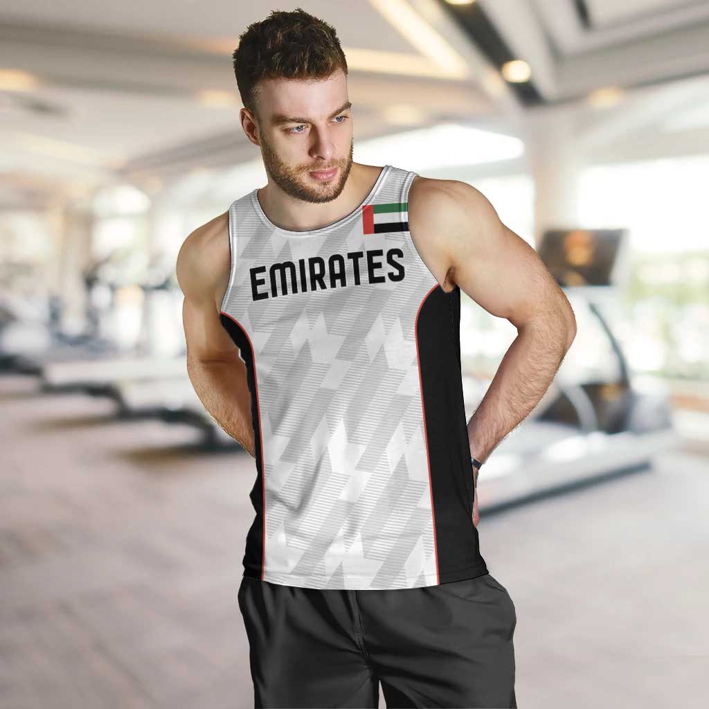 Custom UAE Football Men Tank Top The Whites Concept 19-2020 - Wonder Print Shop