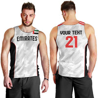 Custom UAE Football Men Tank Top The Whites Concept 19-2020 - Wonder Print Shop