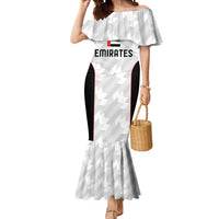 Custom UAE Football Mermaid Dress The Whites Concept 19-2020 - Wonder Print Shop