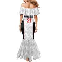 Custom UAE Football Mermaid Dress The Whites Concept 19-2020 - Wonder Print Shop