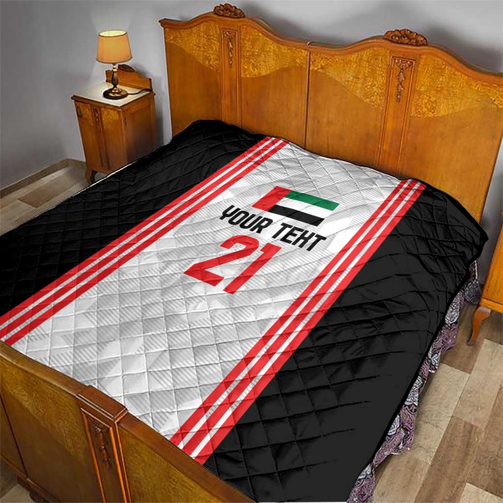 Custom UAE Football Quilt The Whites Concept 19-2020 - Wonder Print Shop