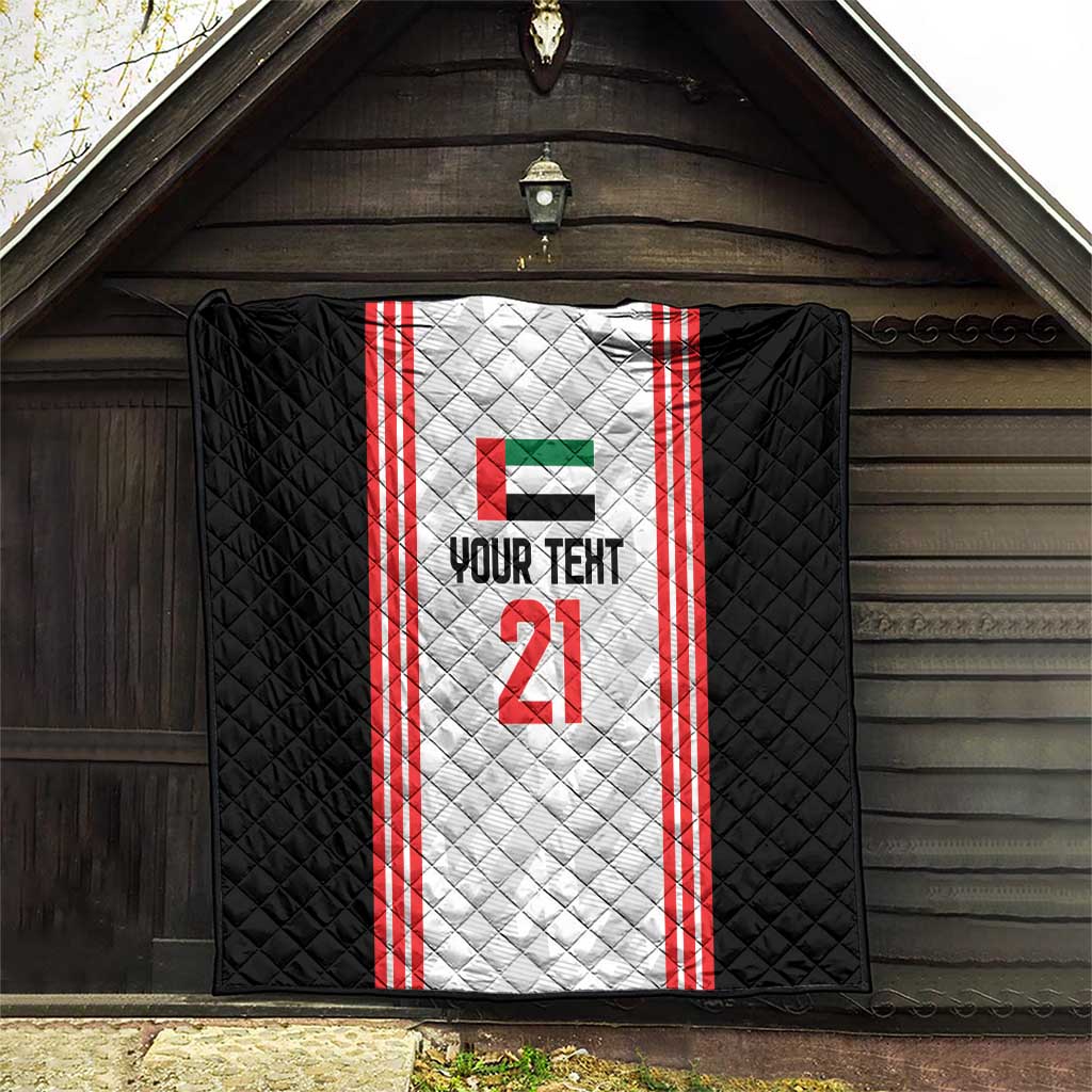 Custom UAE Football Quilt The Whites Concept 19-2020 - Wonder Print Shop