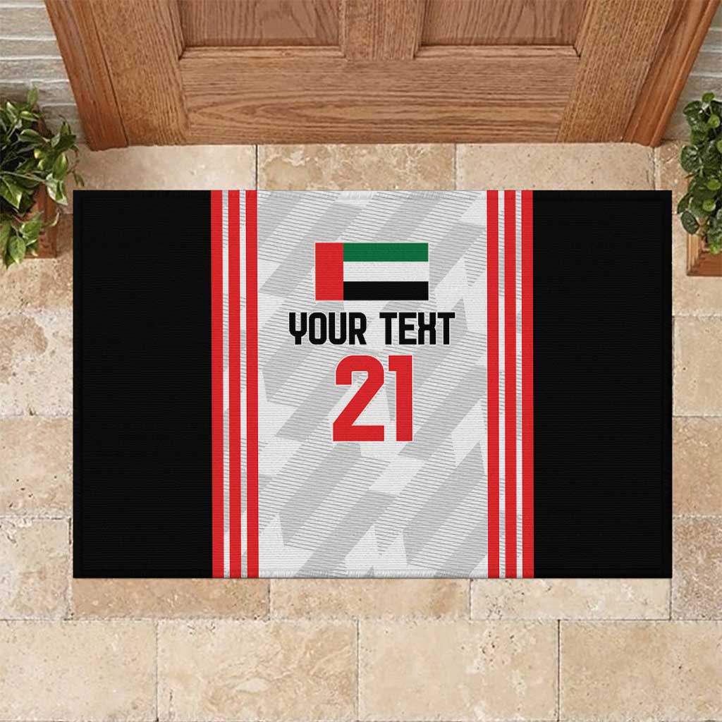 Custom UAE Football Rubber Doormat The Whites Concept 19-2020 - Wonder Print Shop