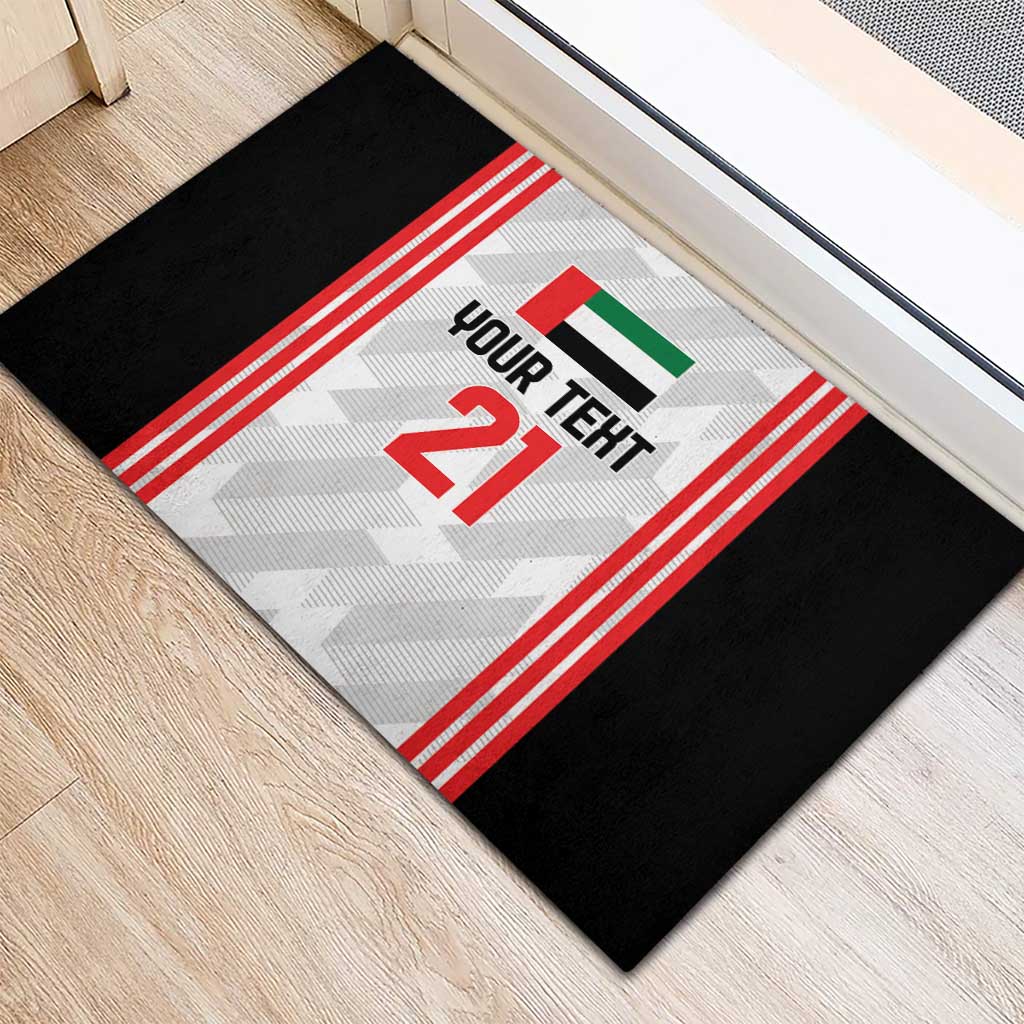Custom UAE Football Rubber Doormat The Whites Concept 19-2020 - Wonder Print Shop