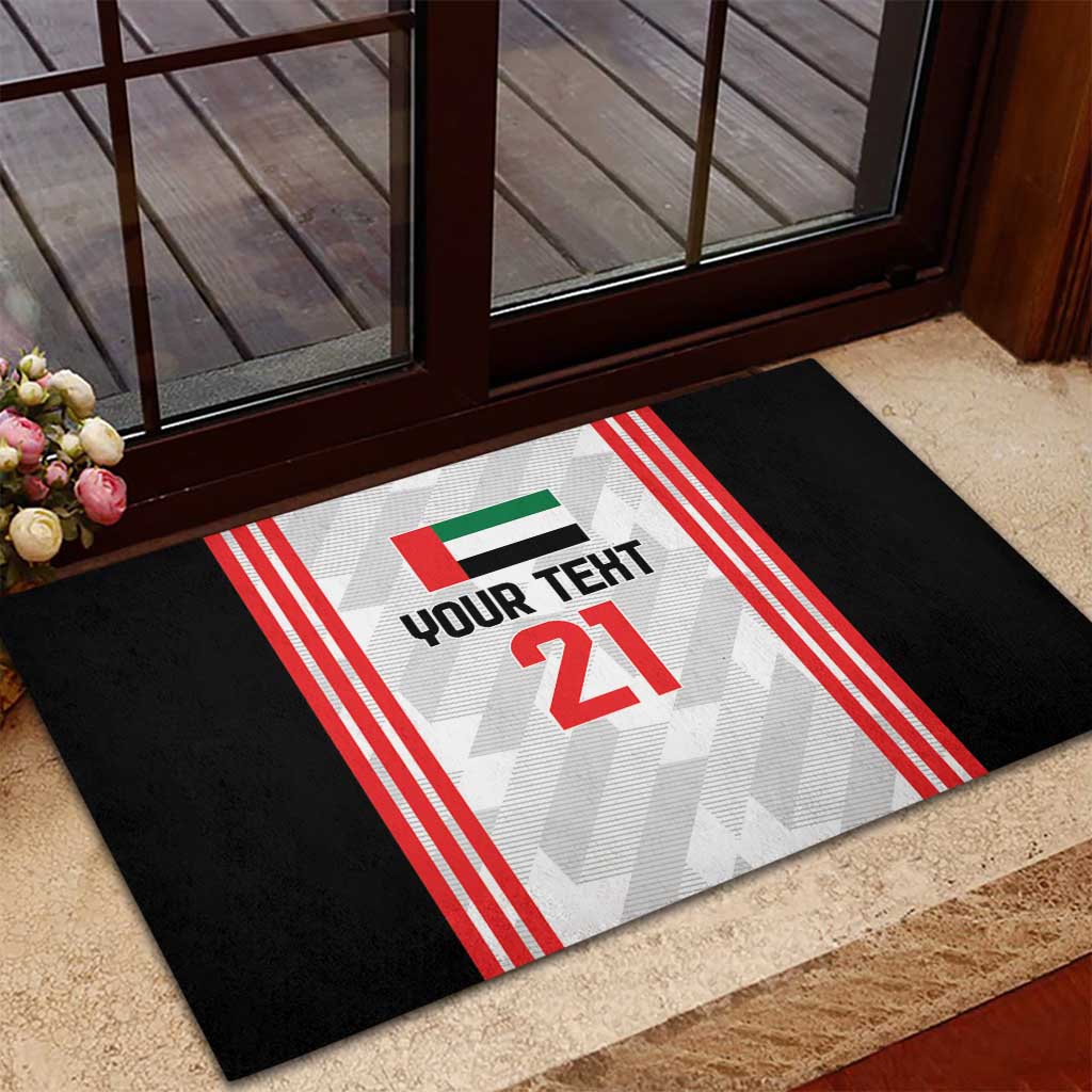 Custom UAE Football Rubber Doormat The Whites Concept 19-2020 - Wonder Print Shop
