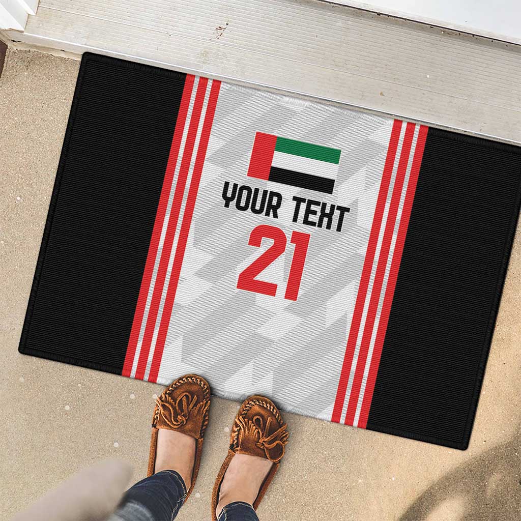 Custom UAE Football Rubber Doormat The Whites Concept 19-2020 - Wonder Print Shop