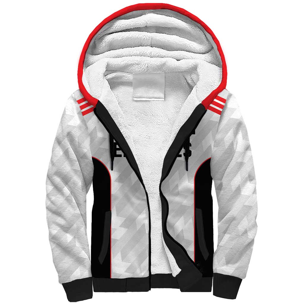 Custom UAE Football Sherpa Hoodie The Whites Concept 19-2020 - Wonder Print Shop