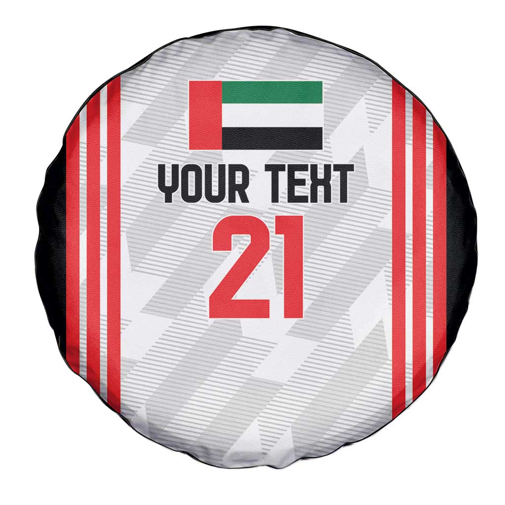 Custom UAE Football Spare Tire Cover The Whites Concept 19-2020 - Wonder Print Shop