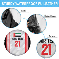 Custom UAE Football Spare Tire Cover The Whites Concept 19-2020 - Wonder Print Shop