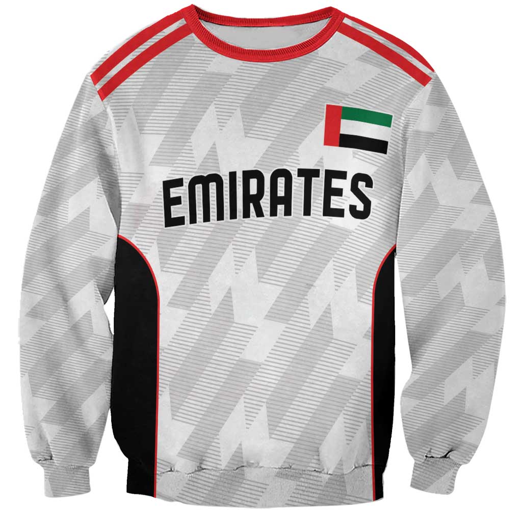 Custom UAE Football Sweatshirt The Whites Concept 19-2020 - Wonder Print Shop
