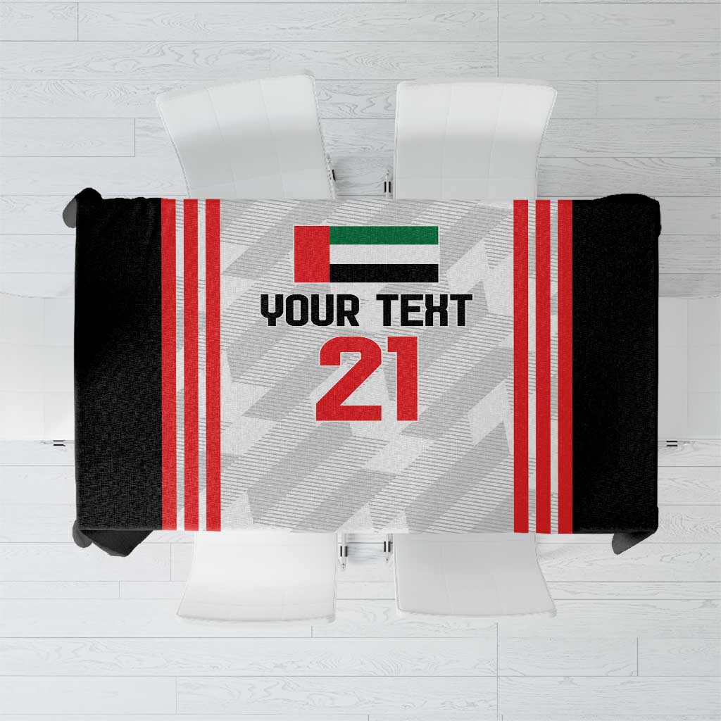 Custom UAE Football Tablecloth The Whites Concept 19-2020 - Wonder Print Shop