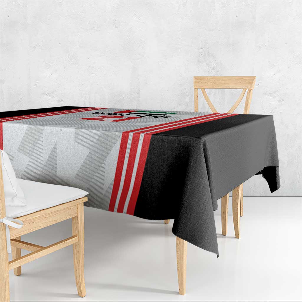 Custom UAE Football Tablecloth The Whites Concept 19-2020 - Wonder Print Shop