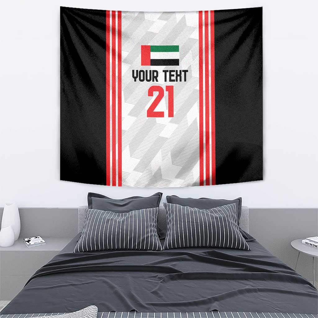 Custom UAE Football Tapestry The Whites Concept 19-2020 - Wonder Print Shop