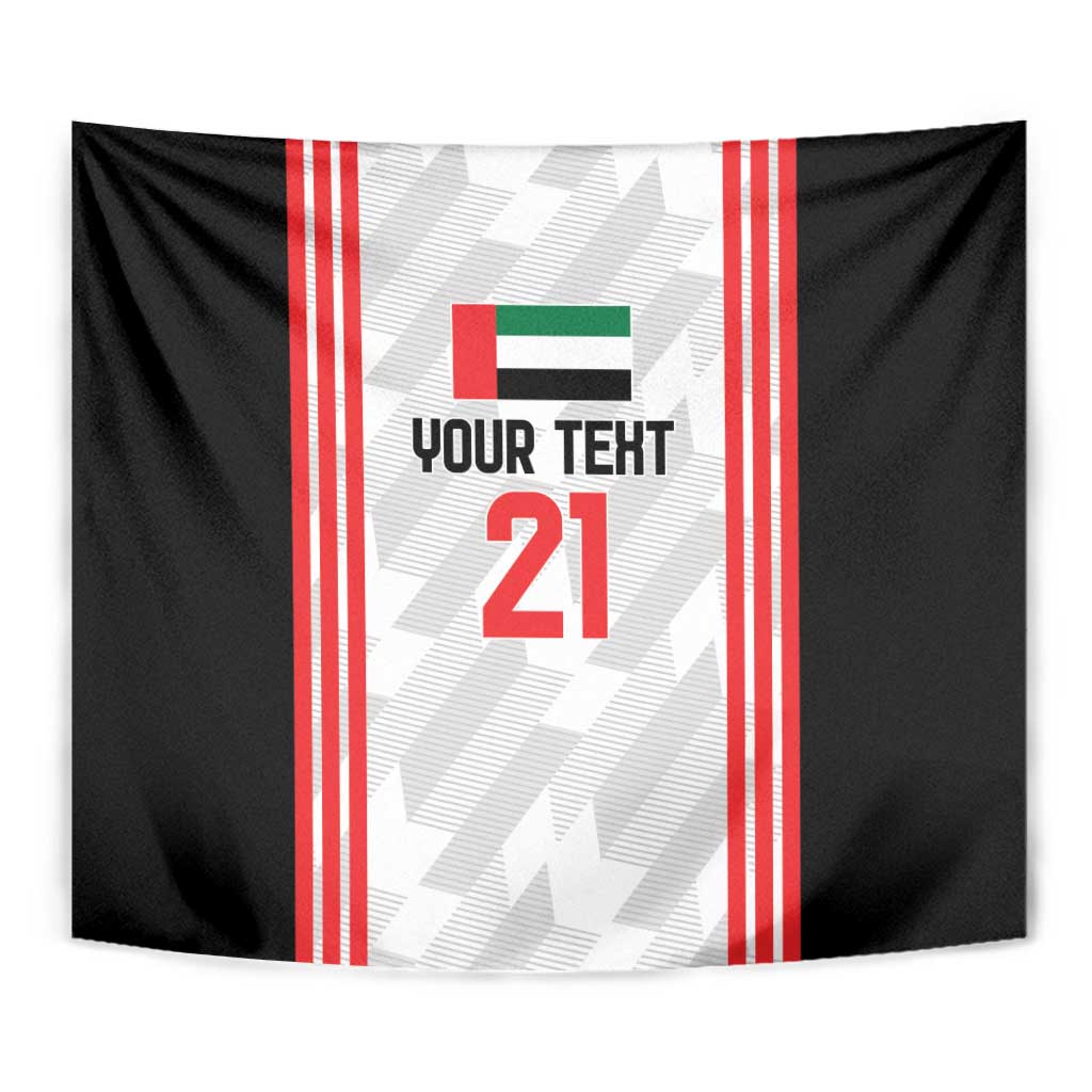 Custom UAE Football Tapestry The Whites Concept 19-2020 - Wonder Print Shop