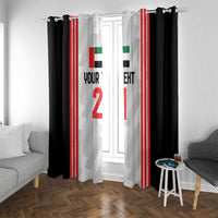 Custom UAE Football Window Curtain The Whites Concept 19-2020 - Wonder Print Shop