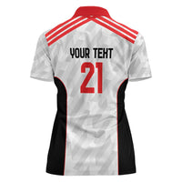 Custom UAE Football Women Polo Shirt The Whites Concept 19-2020 - Wonder Print Shop