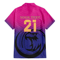 Custom UAE Cricket Family Matching Mermaid Dress and Hawaiian Shirt United Arab Emirates Falcon Sporty Pattern LT9 - Wonder Print Shop