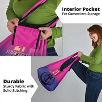 Custom UAE Cricket Grocery Bag United Arab Emirates Falcon Sporty Pattern