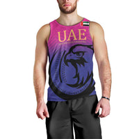 Custom UAE Cricket Men Tank Top United Arab Emirates Falcon Sporty Pattern - Wonder Print Shop