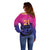 Custom UAE Cricket Off Shoulder Sweater United Arab Emirates Falcon Sporty Pattern - Wonder Print Shop