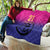 Custom UAE Cricket Quilt United Arab Emirates Falcon Sporty Pattern - Wonder Print Shop