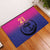 Custom UAE Cricket Rubber Doormat United Arab Emirates Falcon Sporty Pattern - Wonder Print Shop