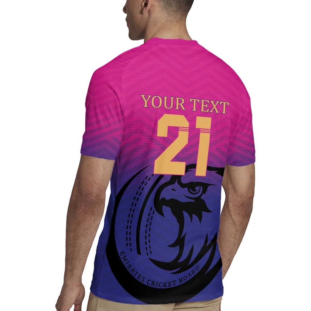 Custom UAE Cricket Rugby Jersey United Arab Emirates Falcon Sporty Pattern - Wonder Print Shop