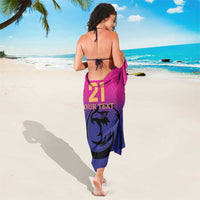 Custom UAE Cricket Sarong United Arab Emirates Falcon Sporty Pattern - Wonder Print Shop