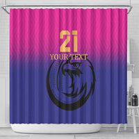 Custom UAE Cricket Shower Curtain United Arab Emirates Falcon Sporty Pattern LT9