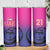 Custom UAE Cricket Skinny Tumbler United Arab Emirates Falcon Sporty Pattern - Wonder Print Shop
